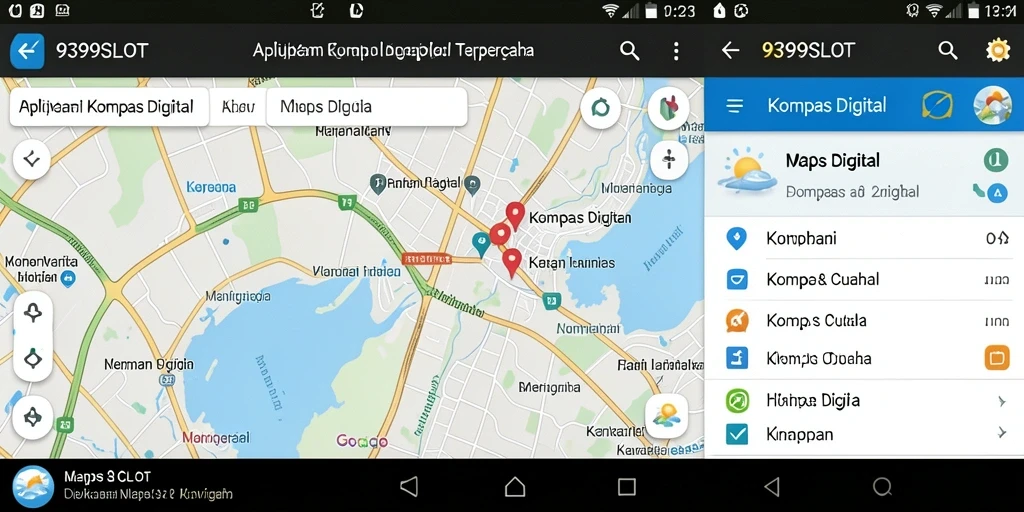 Tampilan antarmuka aplikasi Kompas Digital 9399SLOT yang sederhana dan fungsional.