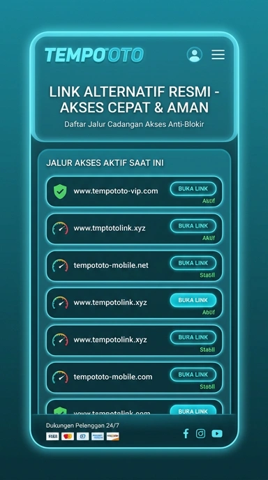 Tampilan link alternatif tempototo
